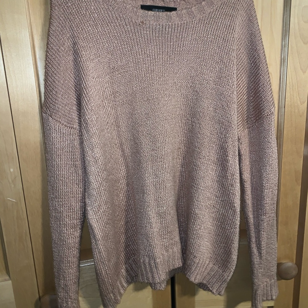 Forever 21 light rose pink sweater